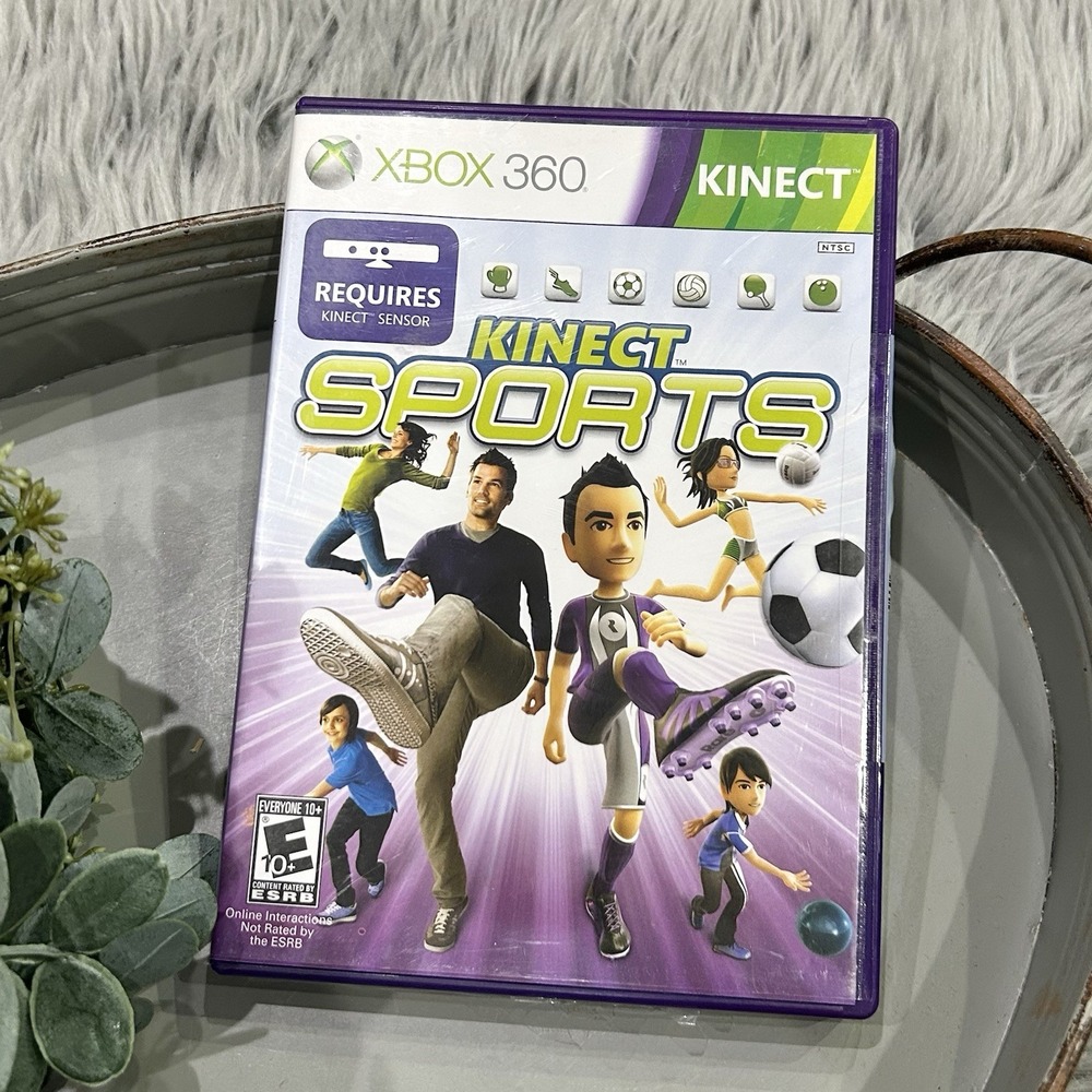 Kinect Sports Microsoft Xbox 360 Kinect 2010 Game with Manual